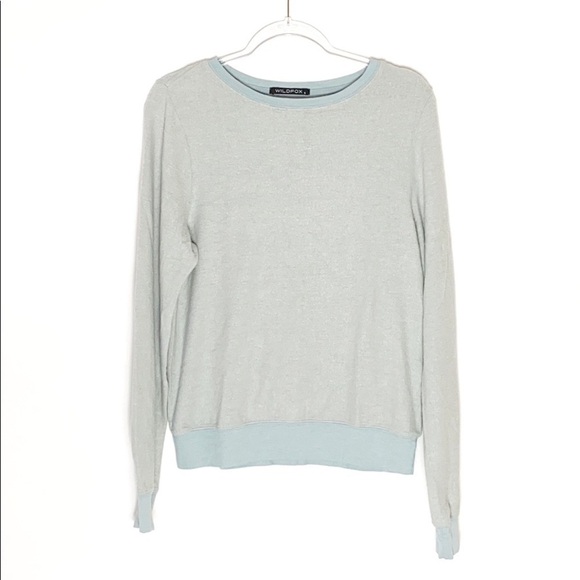 Wildfox baggy beach Geisha Gray sweatshirt - Picture 2 of 7